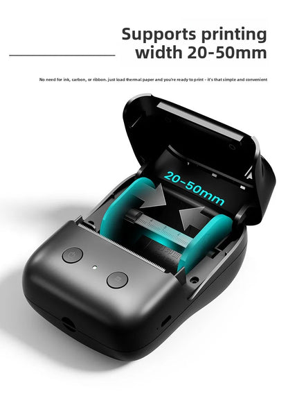 M108 Bluetooth Thermal Label Printer – Portable Self-Adhesive Printer for E-Commerce