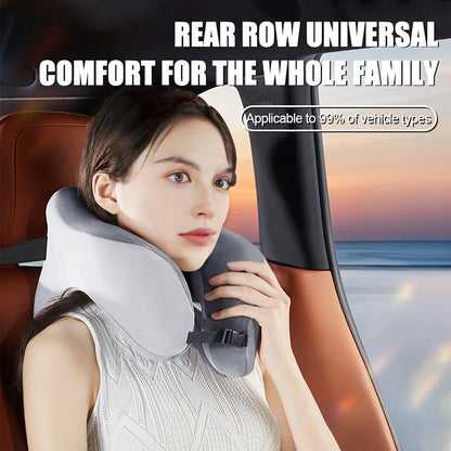 Travel Neck Pillow Slow Rebound Memory Foam U-shaped Pillow Comfortable Soft Car and Airplane Neck Pillow Office Nap