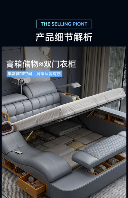 Frame Upholstered Bed Handles Unique Double Modern Children Bed Luxury Sleeping Muebles Para El Hogar Bedroom Decoration