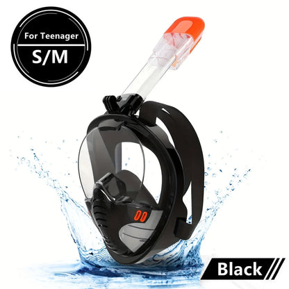 Full-Face Anti-Fog Snorkeling Mask – Waterproof Diving Mask for Adults &amp; Kids