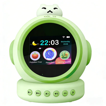 Smart AI Talking Alarm Clock for Kids – Sleep Training Robot Toy