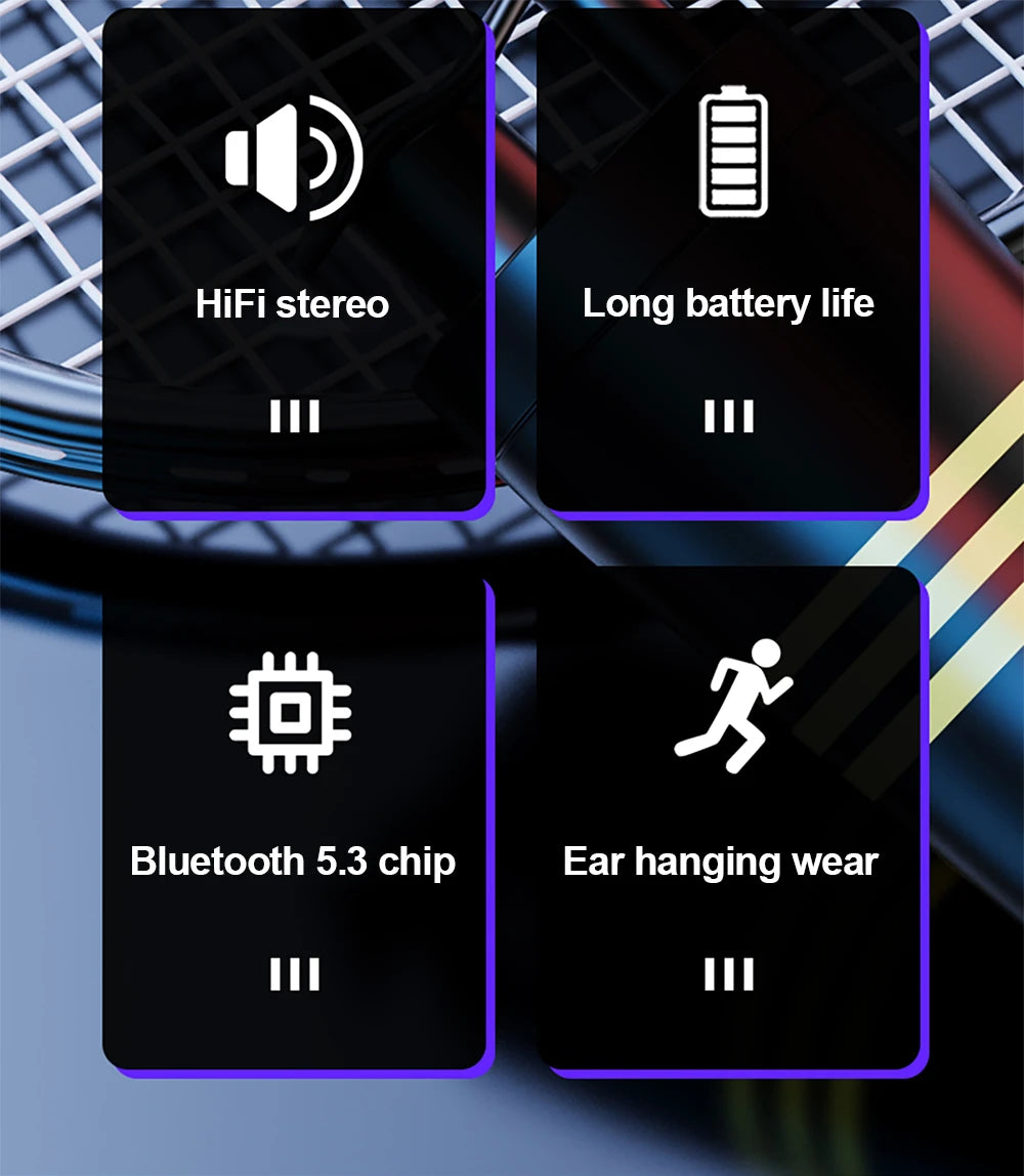 Lenovo LP75 Sports Wireless Earbuds – Bluetooth 5.3 with LED Power Display