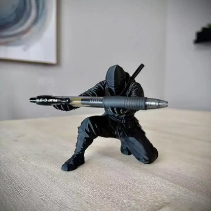 Ninja 3D Printed Desktop Organizer Pen Holder Multi-Functional Pen Stand Creative Gift Cultural and Creative Desktop Decoration