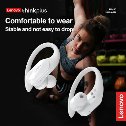 Lenovo LP75 Sports Wireless Earbuds – Bluetooth 5.3 with LED Power Display