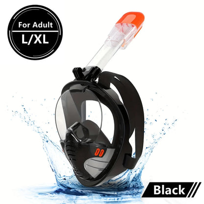 Full-Face Anti-Fog Snorkeling Mask – Waterproof Diving Mask for Adults &amp; Kids