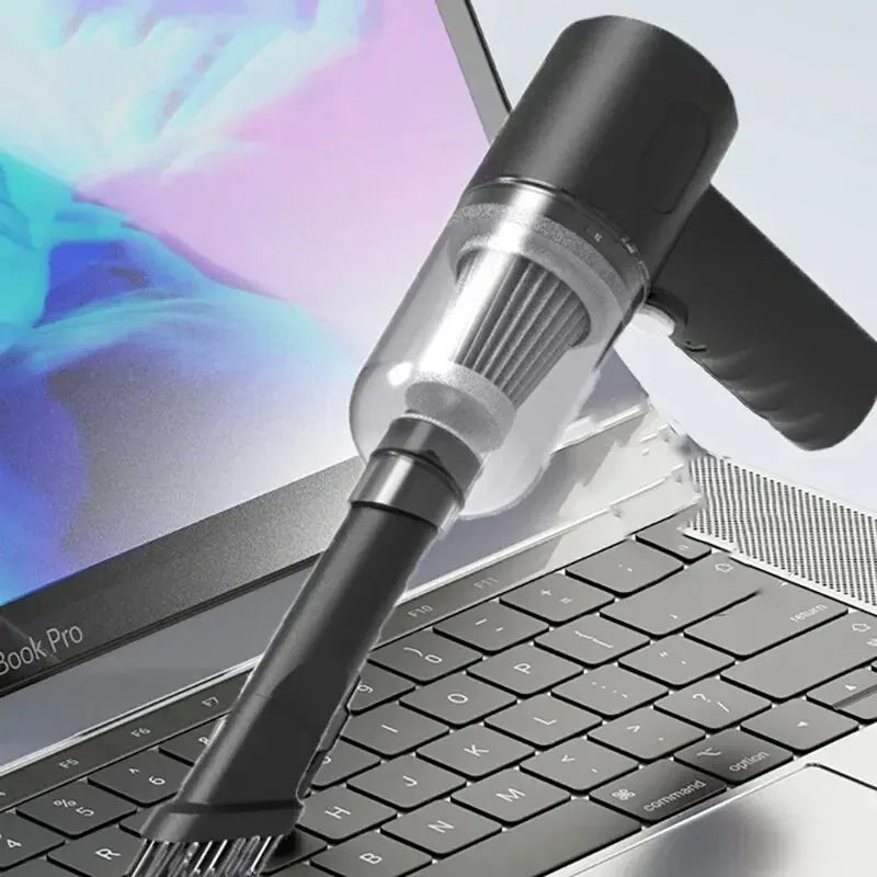 9000Pa Wireless Car Vacuum Cleaner – Portable USB Wet &amp; Dry Cleaner