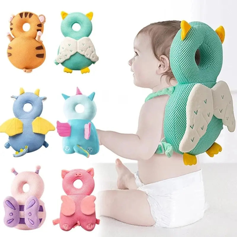 Toddler Anti-Fall Head Protection Pillow – Breathable Learning-to-Walk Cushion