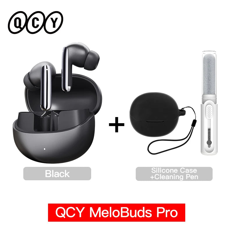 QCY MeloBuds Pro ANC Wireless Earbuds – Bluetooth 5.3 Hi-Res LDAC, 34H Battery