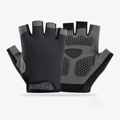 Men Cycling Bicycle Gloves Half Finger Gym Gloves Women Mitten Breathable Anti-slip Glove Fitness Sport Training Gloves