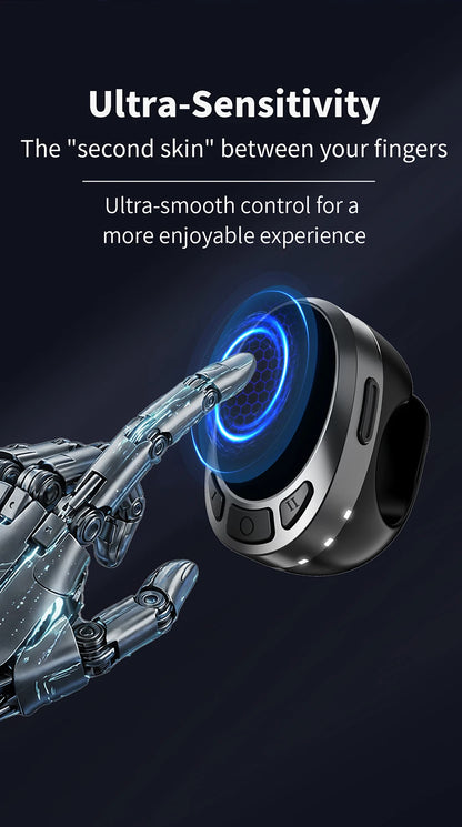 Bluetooth Scrolling Ring Finger Mouse – Wireless Ebook Page Turner Remote