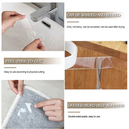 Ultra-Strong Double-Sided Mounting Tape – Waterproof Home Adhesive Strips
