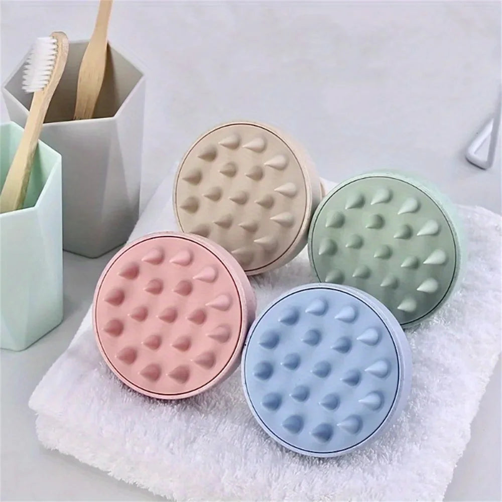Silicone Scalp Massage Brush – Shampoo &amp; Body Wash Brush