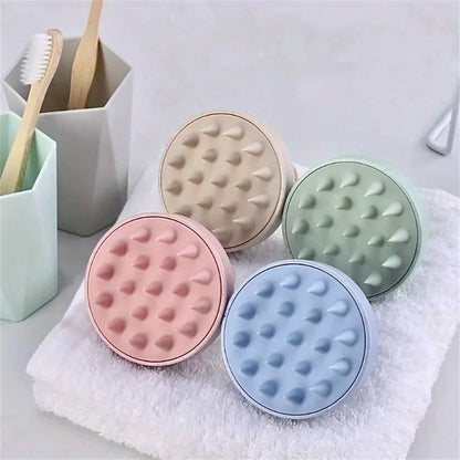 Silicone Scalp Massage Brush – Shampoo &amp; Body Wash Brush