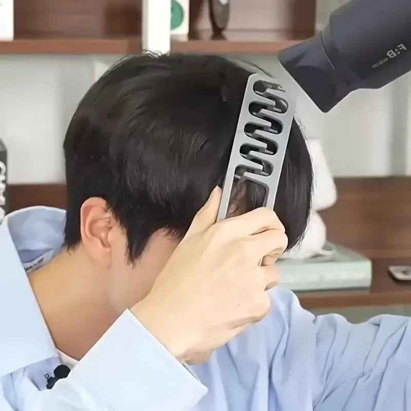 Volumizing Wide-Tooth Styling Comb – Textured Hair Comb for Men