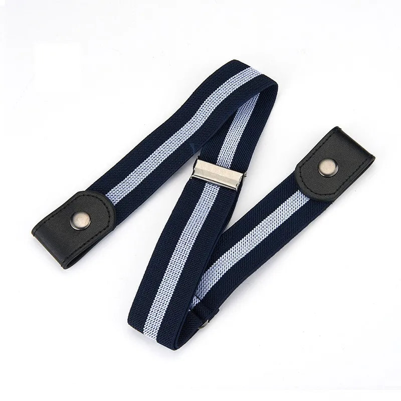 Traceless Invisible Elastic Belt – No-Buckle Stretch Belt for Jeans & Pants