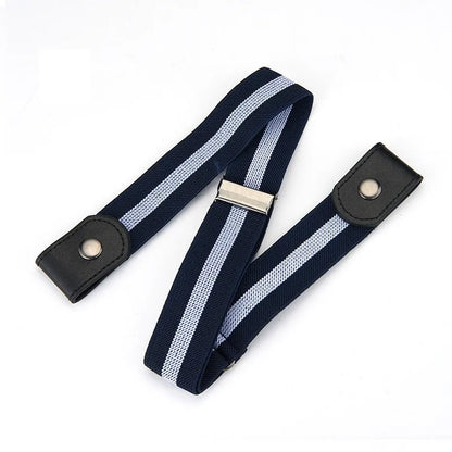 Traceless Invisible Elastic Belt – No-Buckle Stretch Belt for Jeans & Pants