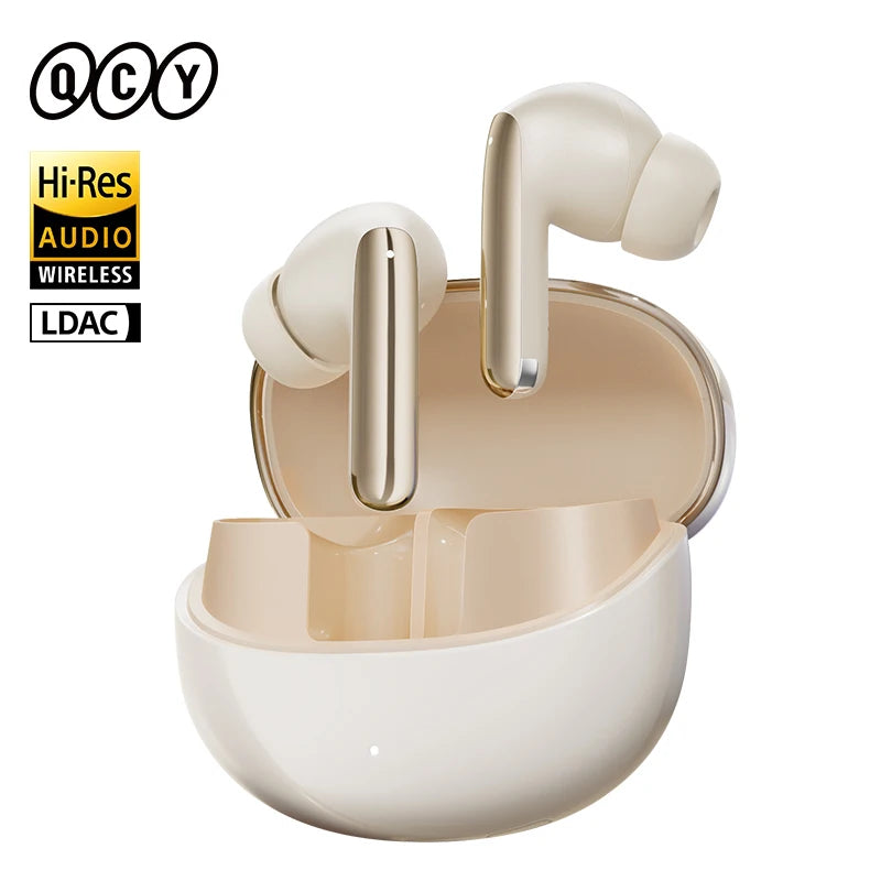 QCY MeloBuds Pro ANC Wireless Earbuds – Bluetooth 5.3 Hi-Res LDAC, 34H Battery