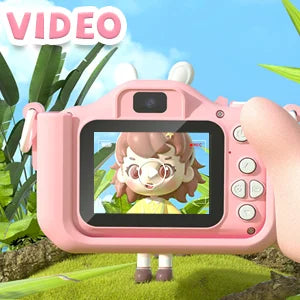 1080P Kids Digital Camera – HD Toddler Video Camera with Silicone Case