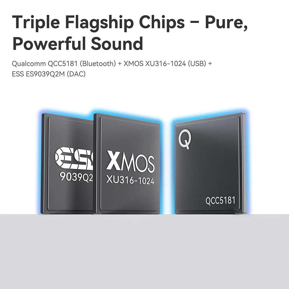 Khadas Tea Pro Portable Headphone Amp with Magnetic/0.95" Display/BT5.4/2100mAh/ESS ES9039Q2M, support PCM 768/DSD 512/3.5/4.4mm