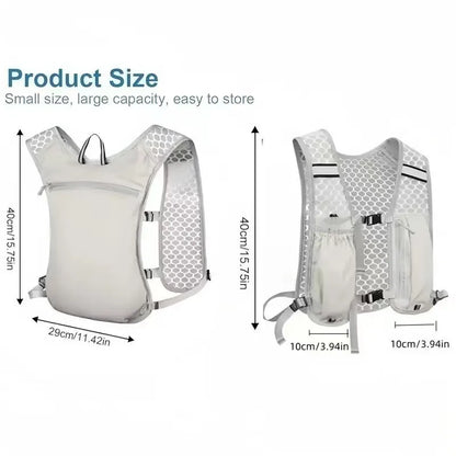 Running Hydration Vest – Breathable Water-Resistant Backpack for Marathons & Trails