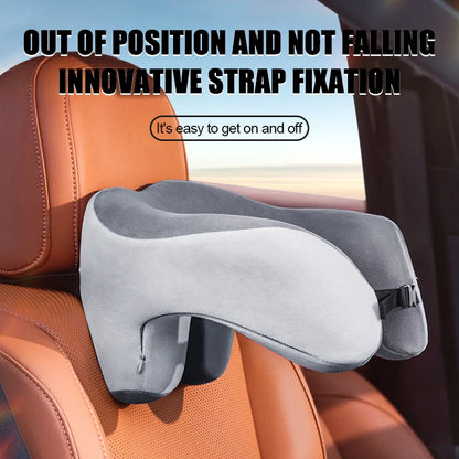 Travel Neck Pillow Slow Rebound Memory Foam U-shaped Pillow Comfortable Soft Car and Airplane Neck Pillow Office Nap