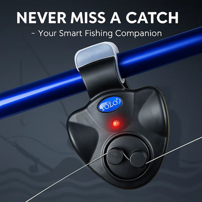 Electronic Fishing Bite Alarm – Loud Siren Rod Buzzer with Battery
