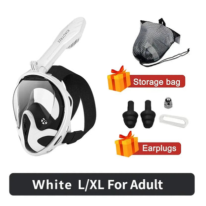 Full-Face Anti-Fog Snorkeling Mask – Waterproof Diving Mask for Adults &amp; Kids
