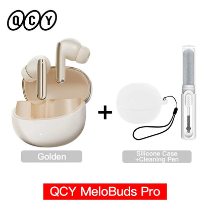 QCY MeloBuds Pro ANC Wireless Earbuds – Bluetooth 5.3 Hi-Res LDAC, 34H Battery