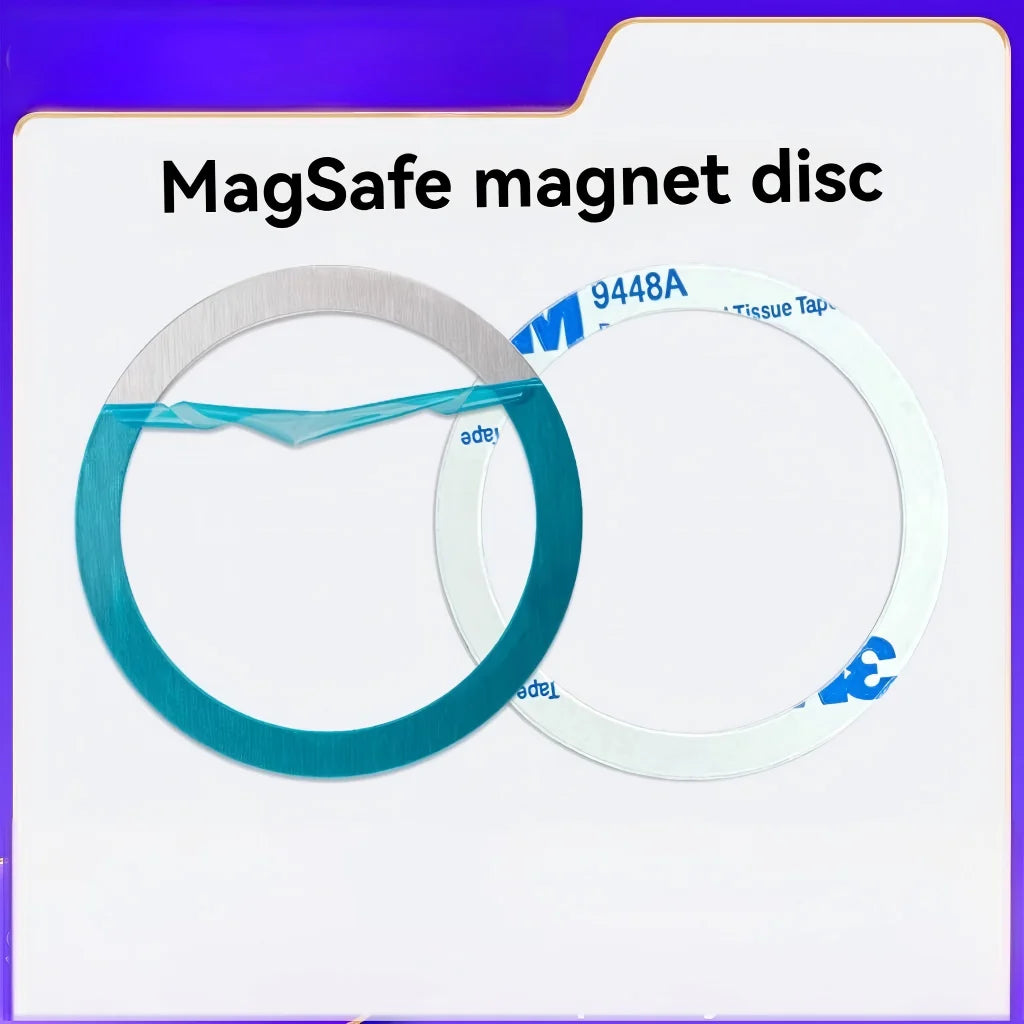 Magnetic Vacuum Car Phone Mount – Foldable Strong-Suction Holder