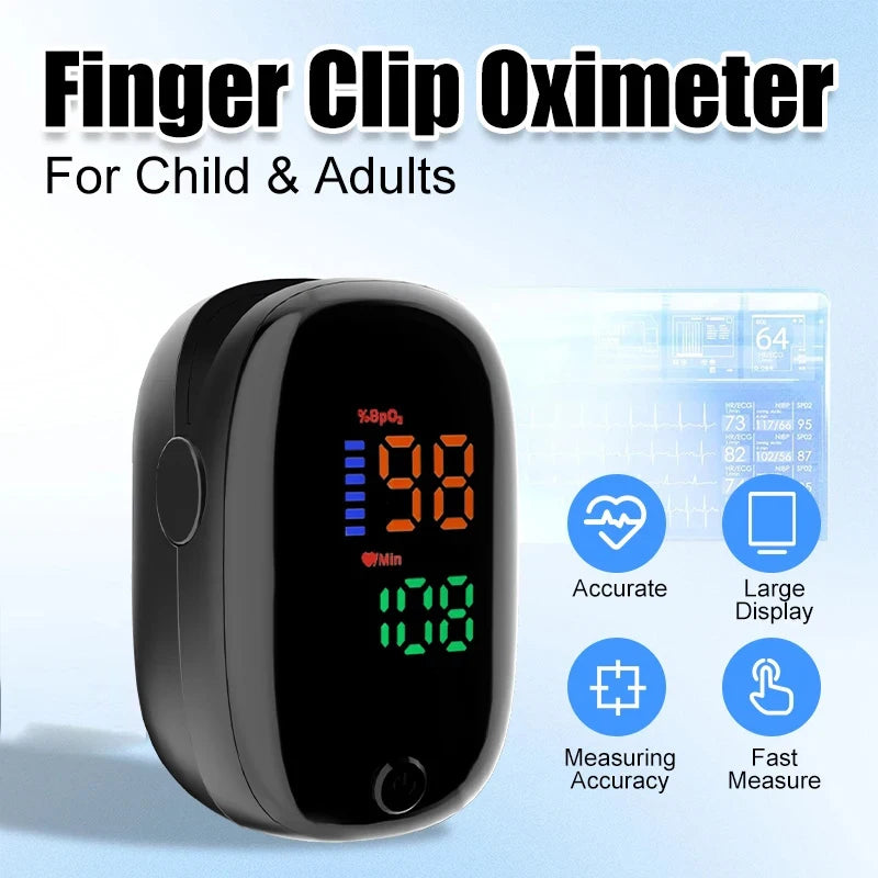 Medical IR Fever Thermometer Digital Ear Thermometer Child Adult Non-contact Body Temperature or Mini Oximeter Blood Oxygen Tool