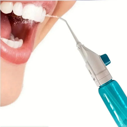 Portable Manual Water Flosser – Oral Irrigator for Deep Gum &amp; Teeth Care