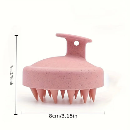 Silicone Scalp Massage Brush – Shampoo &amp; Body Wash Brush