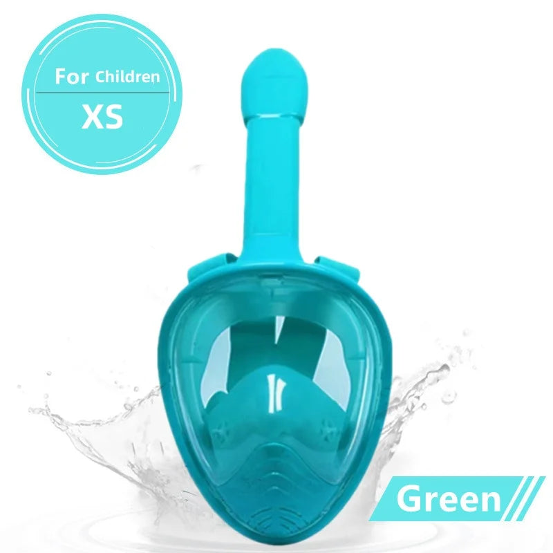 Full-Face Anti-Fog Snorkeling Mask – Waterproof Diving Mask for Adults &amp; Kids