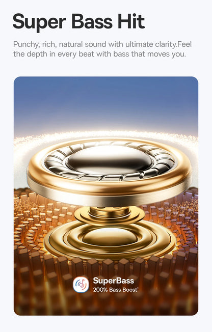 سماعات أذن Baseus BC1 بمشبك أذن، سماعات أذن لاسلكية مفتوحة، بلوتوث 6.0، سماعات رأس رياضية بمشبك، 4 ميكروفونات، صوت جهير فائق، IP55، سماعات أذن