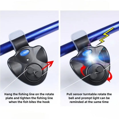 Electronic Fishing Bite Alarm – Loud Siren Rod Buzzer with Battery