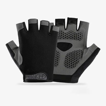 Men Cycling Bicycle Gloves Half Finger Gym Gloves Women Mitten Breathable Anti-slip Glove Fitness Sport Training Gloves