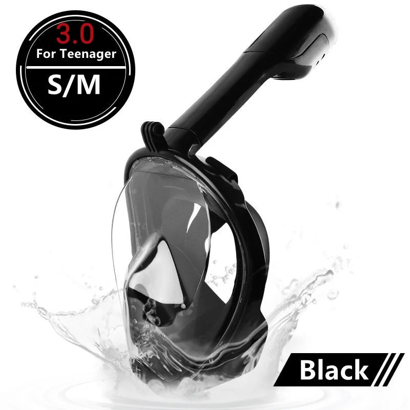Full-Face Anti-Fog Snorkeling Mask – Waterproof Diving Mask for Adults &amp; Kids