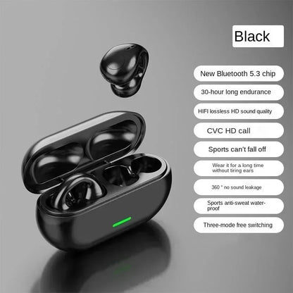 T75 Bone Conduction Wireless Earbuds – Bluetooth 5.3 Sports Headphones