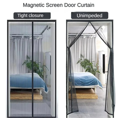 Magnetic Mosquito Net Curtain – Self-Closing Door Screen for Ventilation