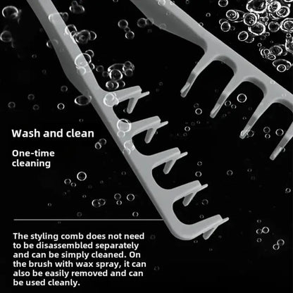 Volumizing Wide-Tooth Styling Comb – Textured Hair Comb for Men