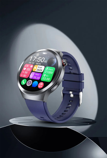 1.73" Sapphire Glass Health Smartwatch – ECG Blood Pressure & Body Analysis Tracker