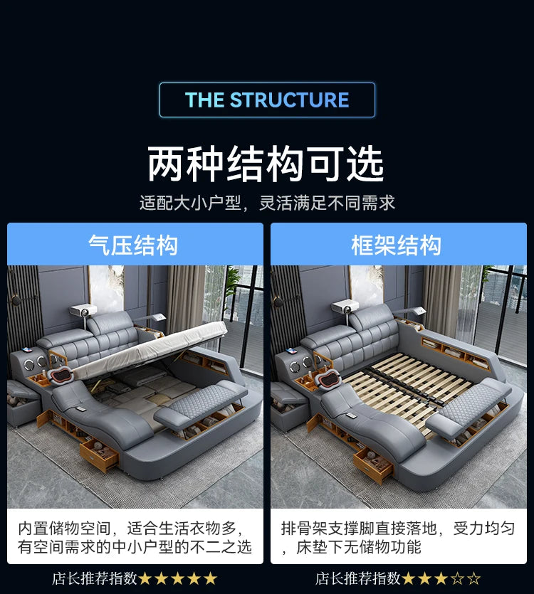 Frame Upholstered Bed Handles Unique Double Modern Children Bed Luxury Sleeping Muebles Para El Hogar Bedroom Decoration