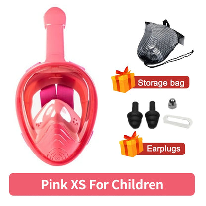 Full-Face Anti-Fog Snorkeling Mask – Waterproof Diving Mask for Adults &amp; Kids