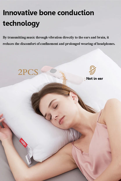 Under-Pillow Bluetooth Speaker – White Noise Sleep Aid with LED Display