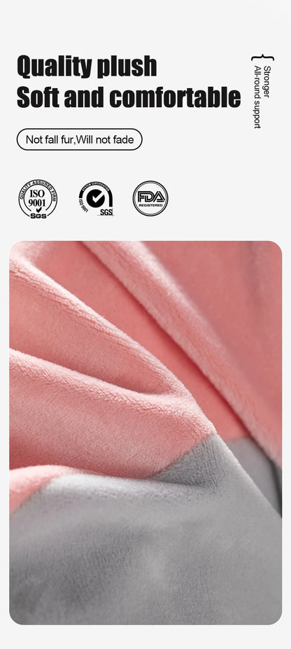 Travel Neck Pillow Slow Rebound Memory Foam U-shaped Pillow Comfortable Soft Car and Airplane Neck Pillow Office Nap