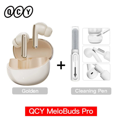 QCY MeloBuds Pro ANC Wireless Earbuds – Bluetooth 5.3 Hi-Res LDAC, 34H Battery