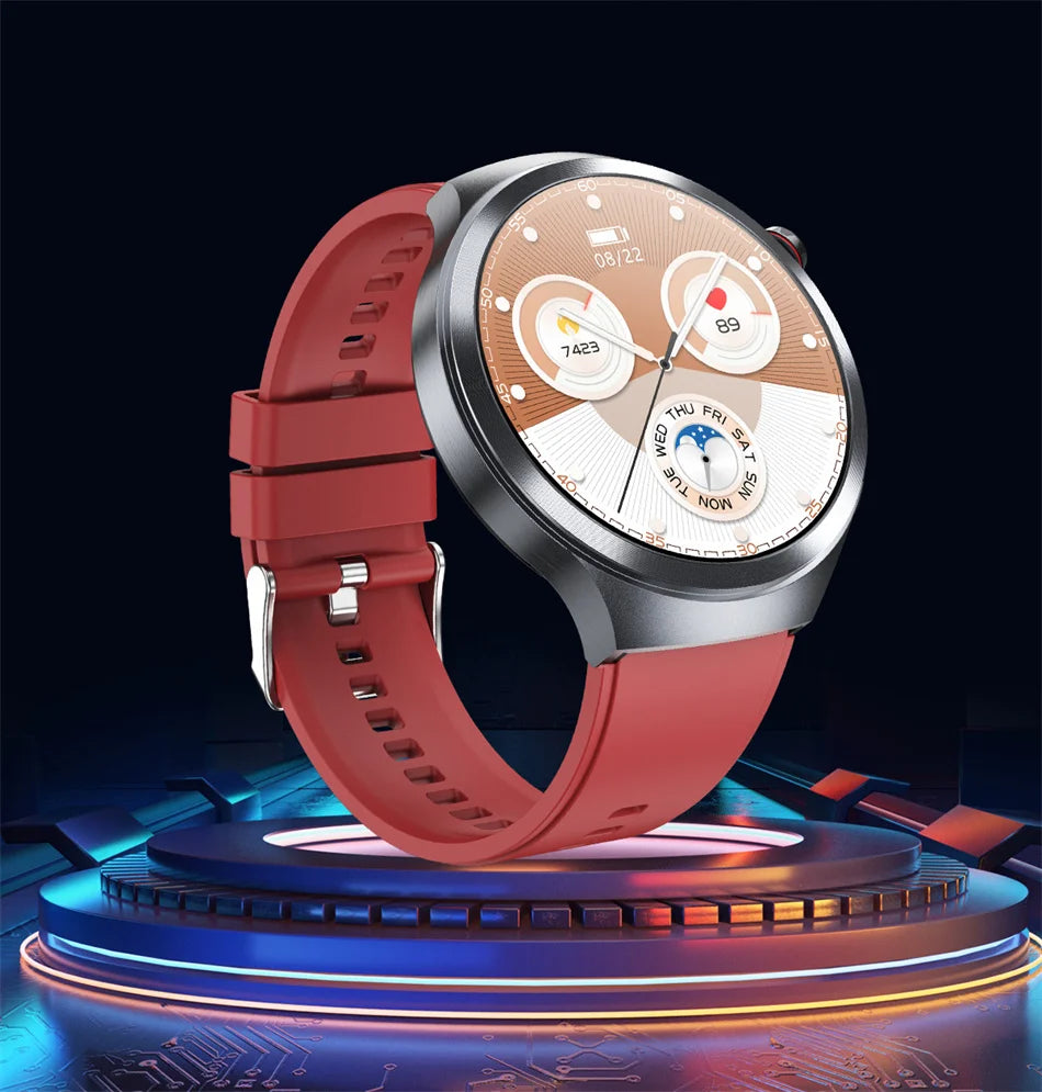 1.73" Sapphire Glass Health Smartwatch – ECG Blood Pressure & Body Analysis Tracker
