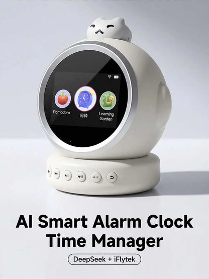 Smart AI Talking Alarm Clock for Kids – Sleep Training Robot Toy