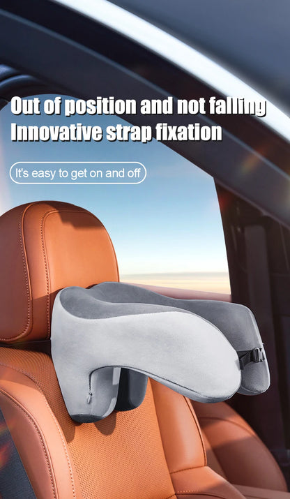 Travel Neck Pillow Slow Rebound Memory Foam U-shaped Pillow Comfortable Soft Car and Airplane Neck Pillow Office Nap