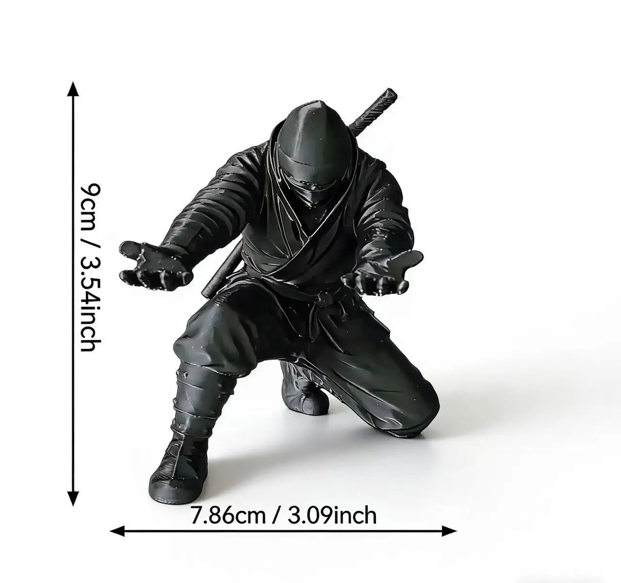 Ninja 3D Printed Desktop Organizer Pen Holder Multi-Functional Pen Stand Creative Gift Cultural and Creative Desktop Decoration